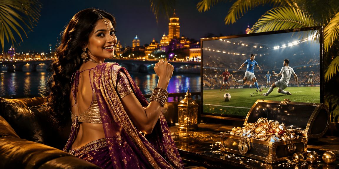 Football betting scene in Ahmedabad riverfront